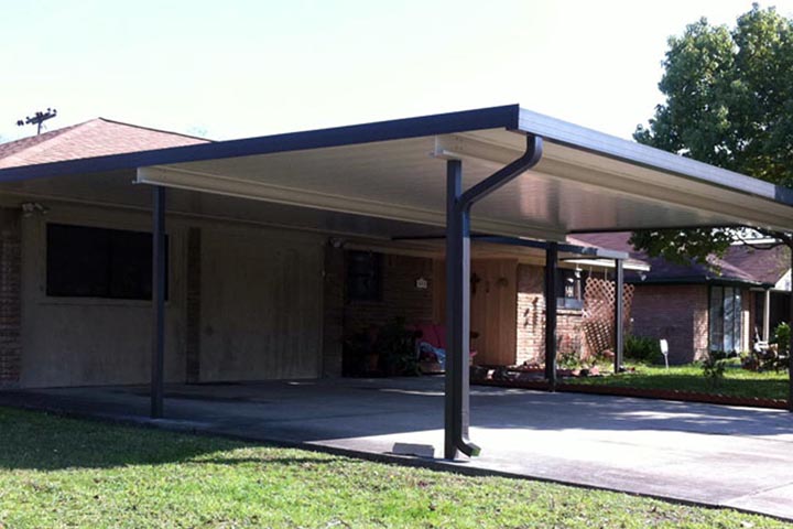 Sturdy carport to protect your vehicles with little cost