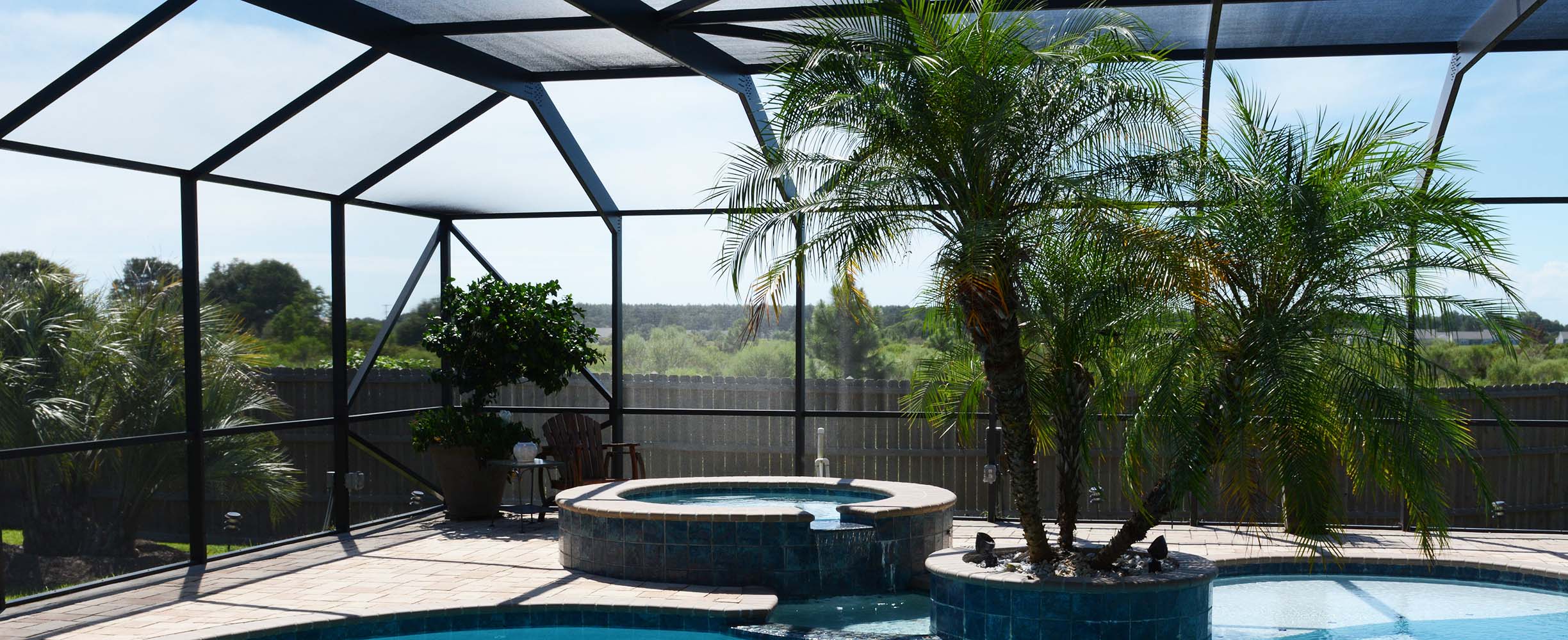 Sswimming pool enclosure in Baldwin County, Alabama